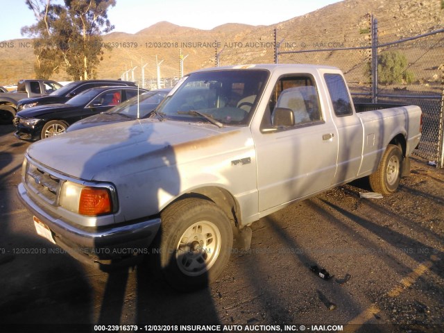 1FTCR14U3TPB38438 - 1996 FORD RANGER SUPER CAB SILVER photo 2