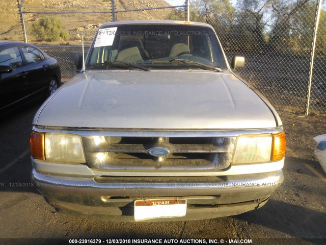 1FTCR14U3TPB38438 - 1996 FORD RANGER SUPER CAB SILVER photo 6