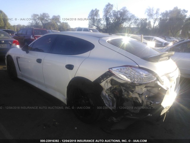 WP0AB2A75CL062230 - 2012 PORSCHE PANAMERA S/4 WHITE photo 3