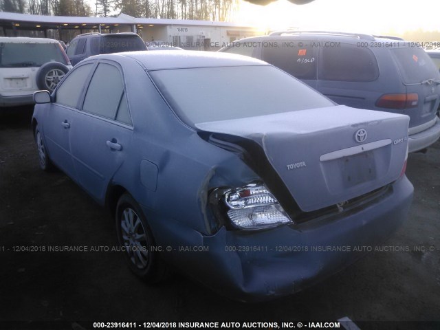 4T1BE32K74U906697 - 2004 TOYOTA CAMRY LE/XLE/SE Light Blue photo 3