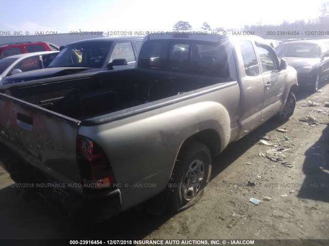 5TETX22N65Z103024 - 2005 TOYOTA TACOMA ACCESS CAB ოქროსფერი ფოტო 4