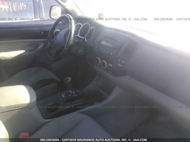 5TETX22N65Z103024 - 2005 TOYOTA TACOMA ACCESS CAB ოქროსფერი ფოტო 5