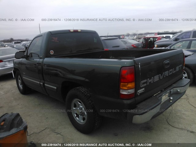 1GCEC14W71Z133496 - 2001 CHEVROLET SILVERADO C1500 GREEN photo 3