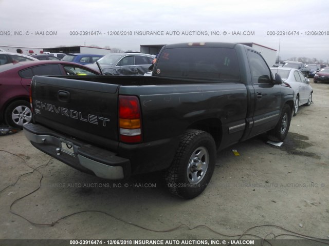 1GCEC14W71Z133496 - 2001 CHEVROLET SILVERADO C1500 GREEN photo 4