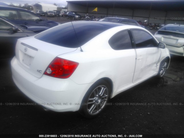 JTKDE167250058396 - 2005 TOYOTA SCION TC 白色 照片 4