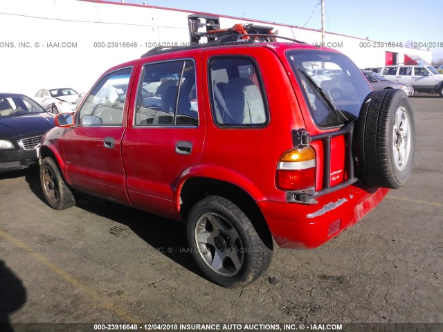 KNDJA723XV5537504 - 1997 KIA SPORTAGE RED photo 3