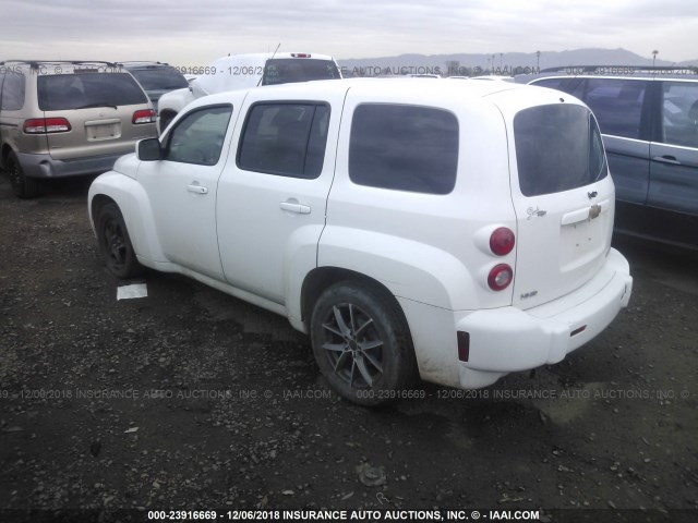 3GNBABFWXBS534199 - 2011 CHEVROLET HHR LT WHITE photo 3