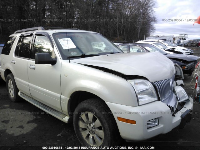 4M2EU46E26ZJ00359 - 2006 MERCURY MOUNTAINEER CONVENIENCE WHITE photo 1