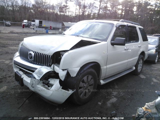 4M2EU46E26ZJ00359 - 2006 MERCURY MOUNTAINEER CONVENIENCE WHITE photo 2