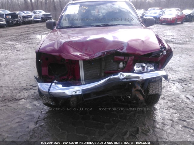 1GCDT138458214269 - 2005 CHEVROLET COLORADO BURGUNDY photo 5