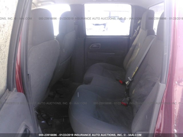 1GCDT138458214269 - 2005 CHEVROLET COLORADO BURGUNDY photo 8