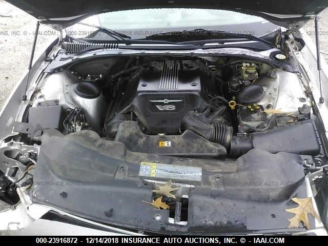 1FAHP60A34Y100925 - 2004 FORD THUNDERBIRD  SILVER photo 10