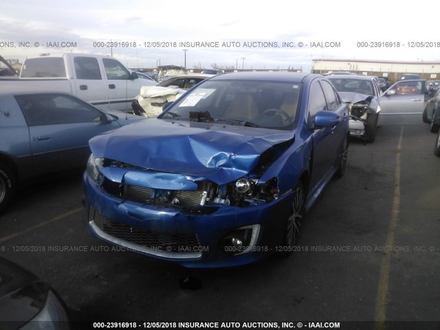 JA32V2FW4HU002922 - 2017 MITSUBISHI LANCER ES/SE/SEL BLUE photo 2