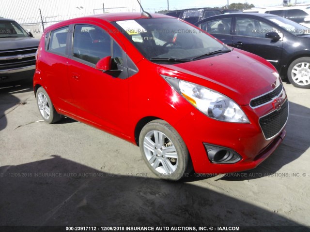 KL8CD6S93FC807905 - 2015 CHEVROLET SPARK 1LT RED photo 1