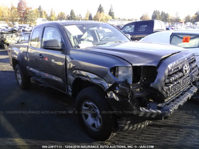 5TFSX5EN4HX053244 - 2017 TOYOTA TACOMA ACCESS CAB/SR/SR5 GRAY photo 1