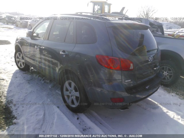 5NMSH73E89H289482 - 2009 HYUNDAI SANTA FE SE/LIMITED BLACK photo 3