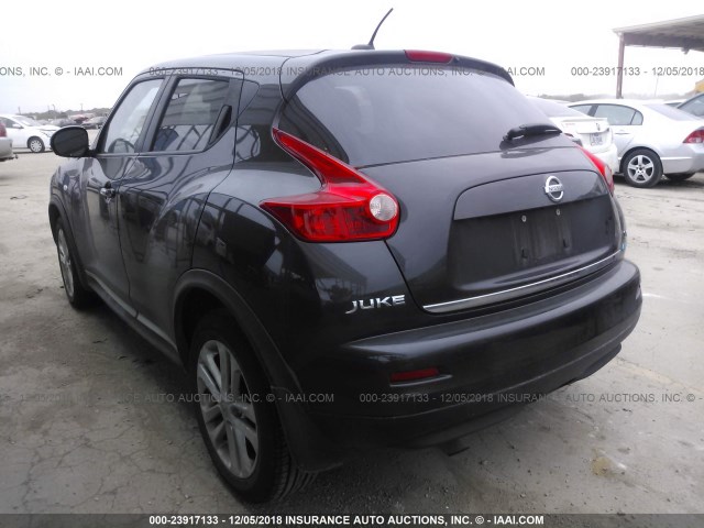 JN8AF5MR2DT208804 - 2013 NISSAN JUKE S/SV/SL BLACK photo 3