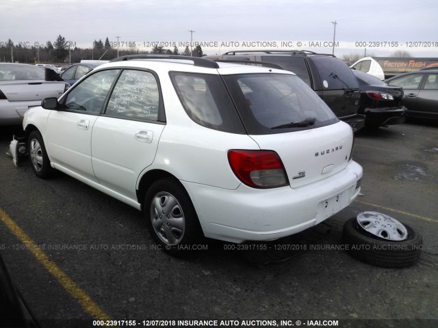 JF1GG65563H807586 - 2003 SUBARU IMPREZA TS WHITE photo 3