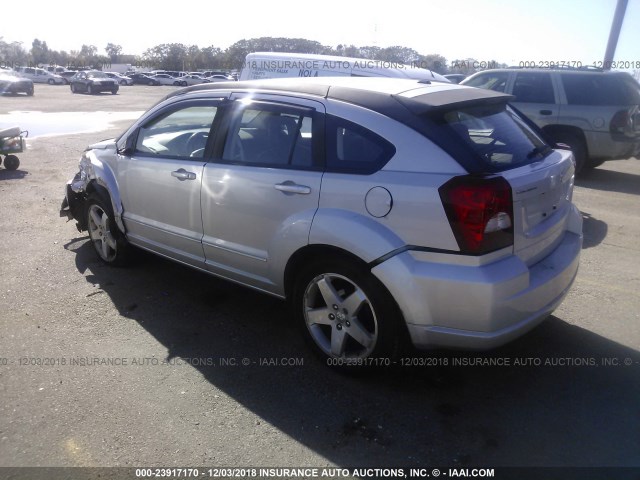 1B3HE78K18D533533 - 2008 DODGE CALIBER R/T SILVER photo 3