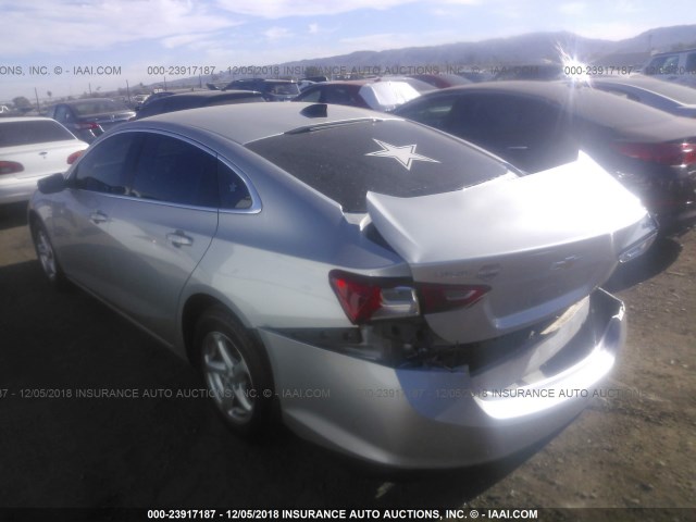 1G1ZB5ST8GF348277 - 2016 CHEVROLET MALIBU LS 银色 照片 3
