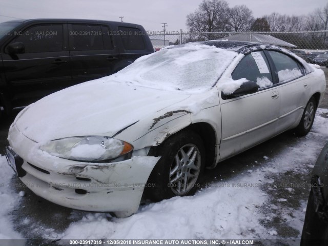 2B3HD46R24H644719 - 2004 DODGE INTREPID SE WHITE photo 2