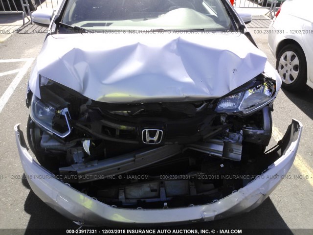 3HGGK5G50FM737178 - 2015 HONDA FIT LX SILVER photo 6