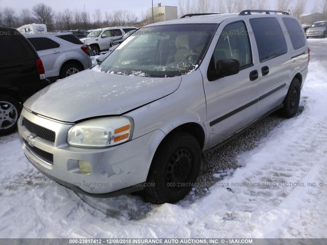 1GNDV23L16D235312 - 2006 CHEVROLET UPLANDER LS GRAY photo 2