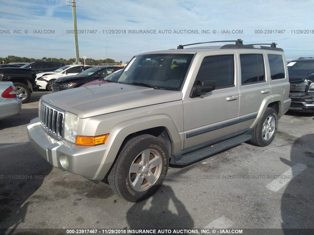 1J8HH48KX8C158504 - 2008 JEEP COMMANDER SPORT TAN photo 2