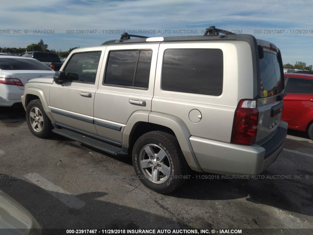 1J8HH48KX8C158504 - 2008 JEEP COMMANDER SPORT TAN photo 3