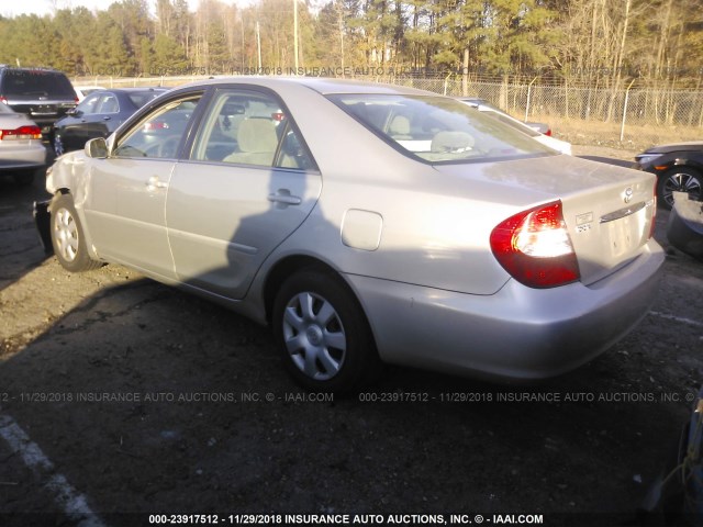 4T1BE30K43U773110 - 2003 TOYOTA CAMRY LE/XLE/SE SILVER photo 3