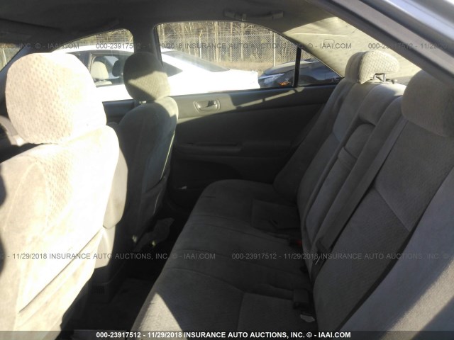 4T1BE30K43U773110 - 2003 TOYOTA CAMRY LE/XLE/SE SILVER photo 8