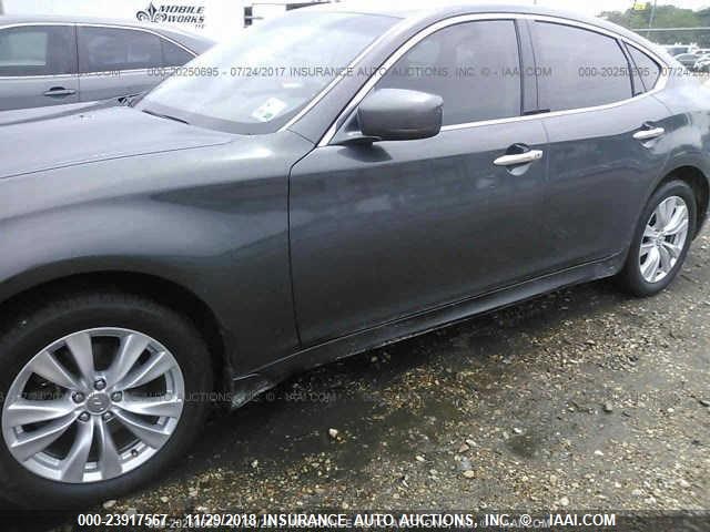 JN1AY1AR6BM570812 - 2011 INFINITI M56 X GRAY photo 6