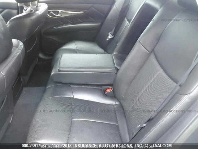 JN1AY1AR6BM570812 - 2011 INFINITI M56 X GRAY photo 8