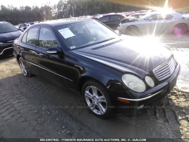 WDBUF83J65X166717 - 2005 MERCEDES-BENZ E 500 4MATIC BLACK photo 1