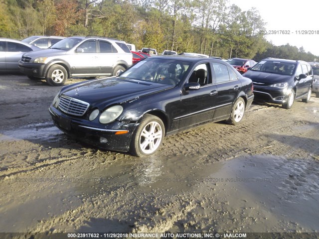 WDBUF83J65X166717 - 2005 MERCEDES-BENZ E 500 4MATIC BLACK photo 2