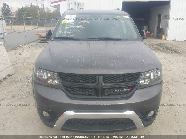 3C4PDCGB5GT131840 - 2016 DODGE JOURNEY CROSSROAD GRAY photo 6