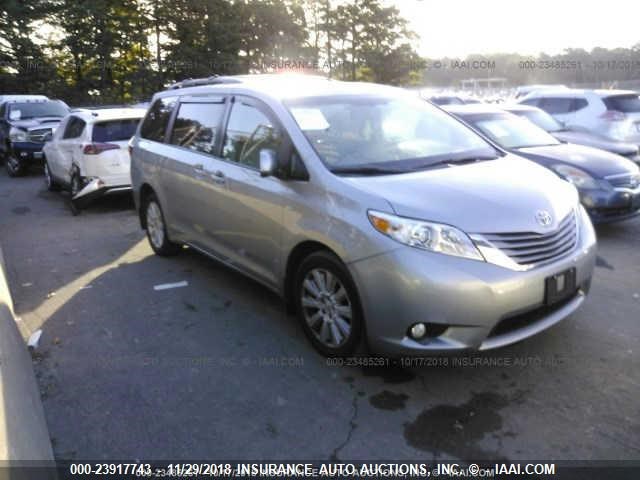 5TDDK3DC0GS145077 - 2016 TOYOTA SIENNA XLE/LIMITED GRAY photo 1