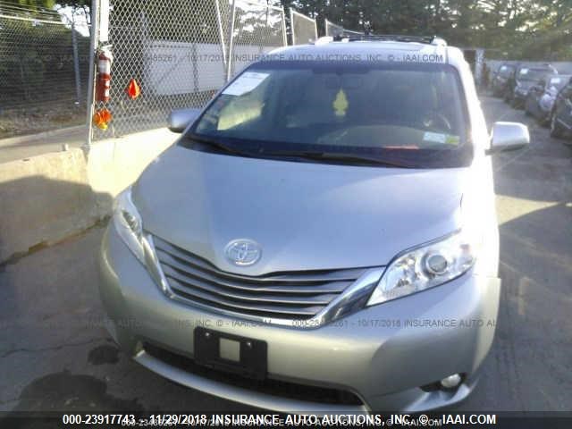 5TDDK3DC0GS145077 - 2016 TOYOTA SIENNA XLE/LIMITED GRAY photo 6