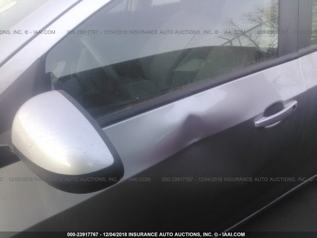 1G1JB5SH0C4102368 - 2012 CHEVROLET SONIC LS 银色 照片 6