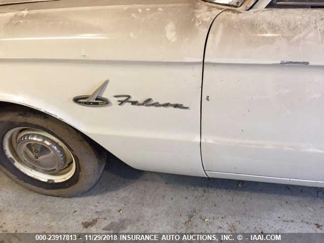 3H01S148767 - 1963 FORD FALCON WHITE photo 6