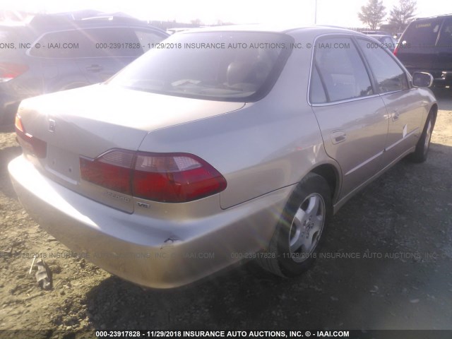 1HGCG1659YA071318 - 2000 HONDA ACCORD EX BEIGE photo 4