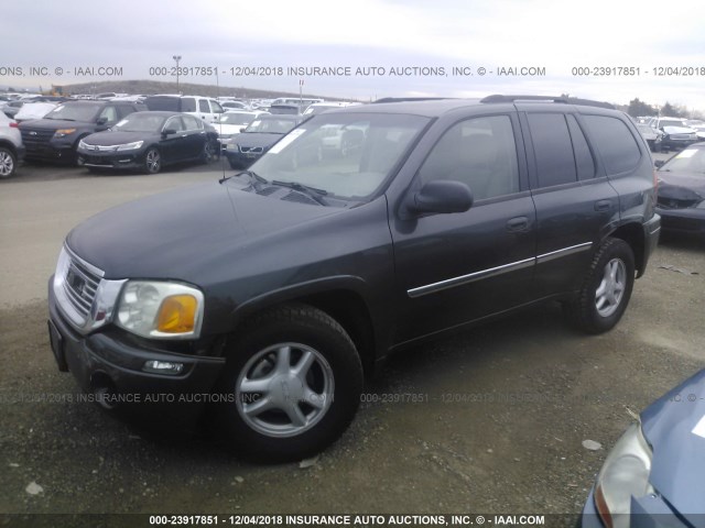 1GKDT13S272213725 - 2007 GMC ENVOY GRAY photo 2