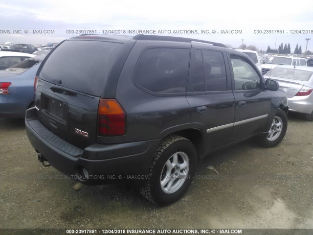 1GKDT13S272213725 - 2007 GMC ENVOY GRAY photo 4