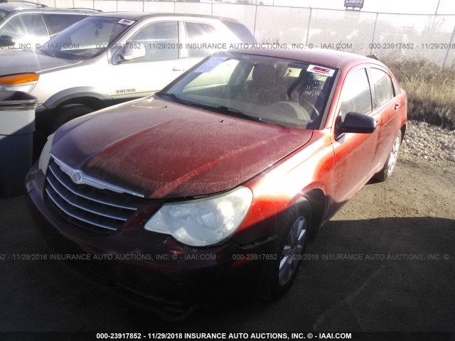 1C3CC4FBXAN187888 - 2010 CHRYSLER SEBRING RED photo 2