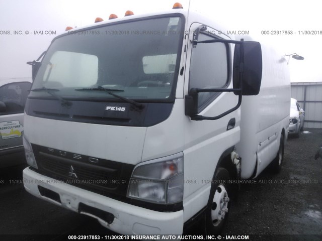 JL6BBD1S48K009530 - 2008 MITSUBISHI FUSO TRUCK FE 84D WHITE photo 2