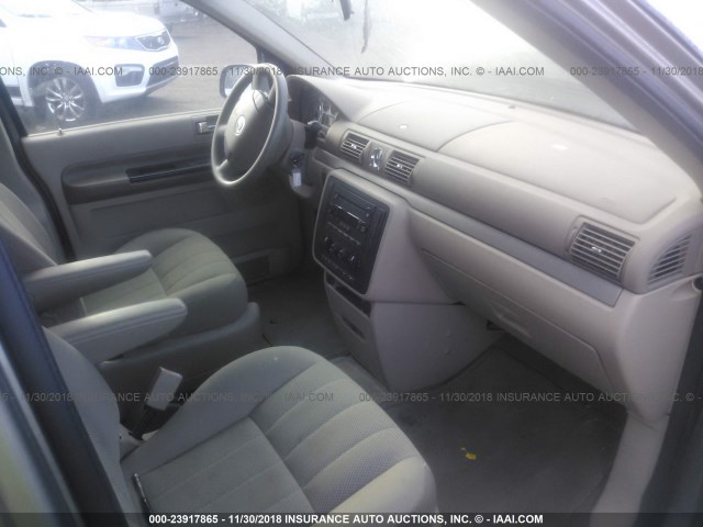 2MRZA21295BJ01749 - 2005 MERCURY MONTEREY CONVENIENCE TAN photo 5