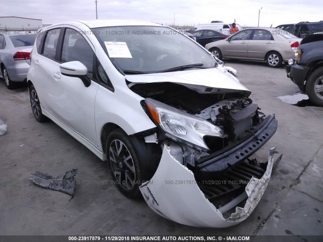 3N1CE2CPXFL445377 - 2015 NISSAN VERSA NOTE S/S PLUS/SV/SL/SR WHITE photo 1