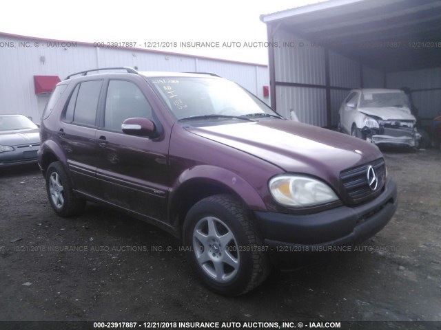 4JGAB54E73A385911 - 2003 MERCEDES-BENZ ML 320 MAROON photo 1