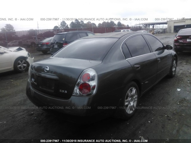 1N4AL11D05N491835 - 2005 NISSAN ALTIMA S/SL GRAY photo 4