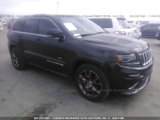 1C4RJFDJXEC475655 - 2014 JEEP GRAND CHEROKEE SRT-8 BLACK photo 1